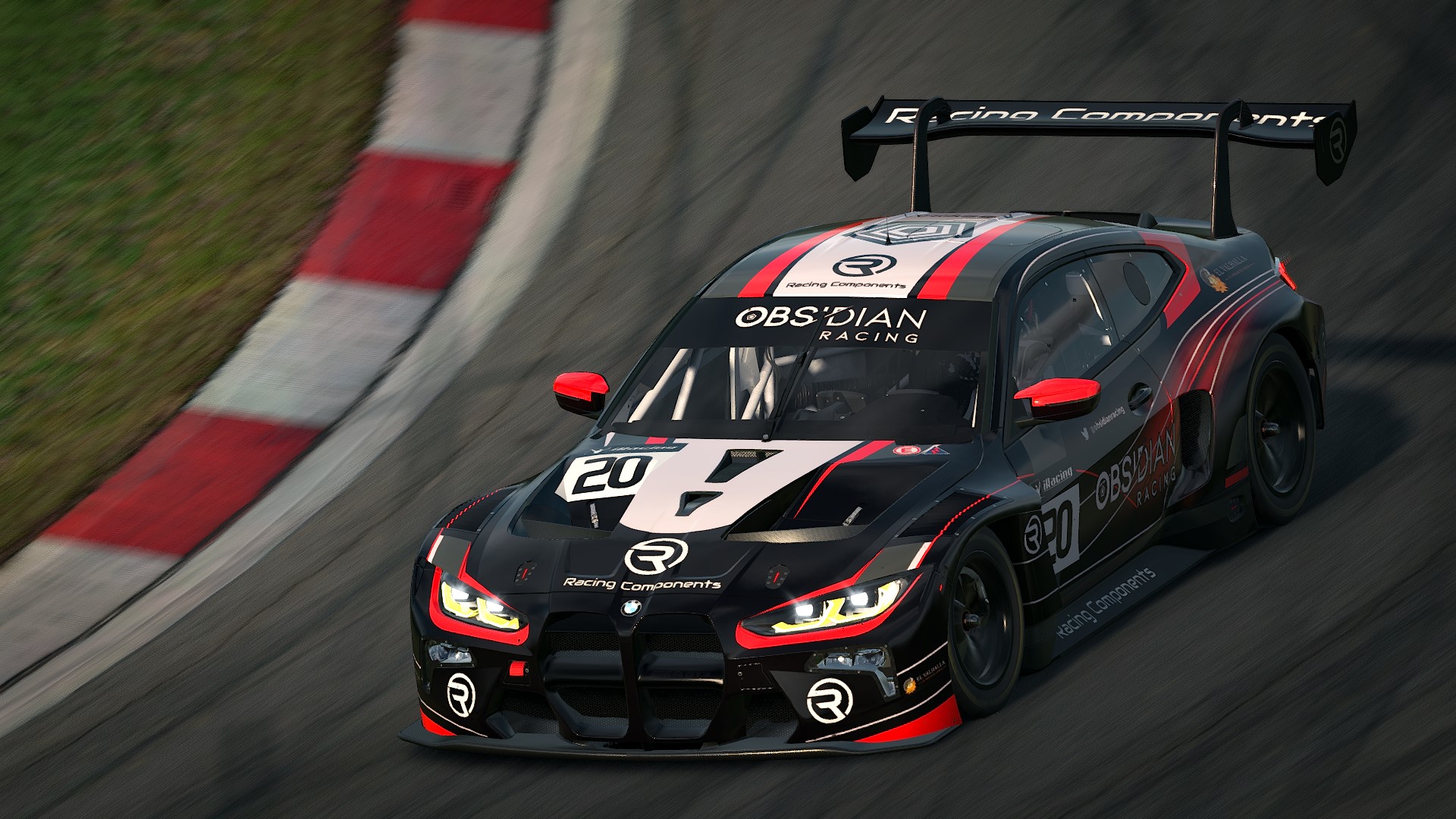 Obsidian Racing anuncia su asociación con Racing Components